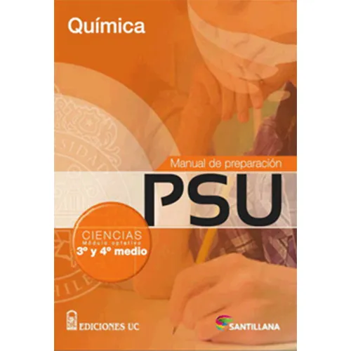 Manual De Preparación Psu Química 3º Y 4º Medio Santillana ECC Ediciones