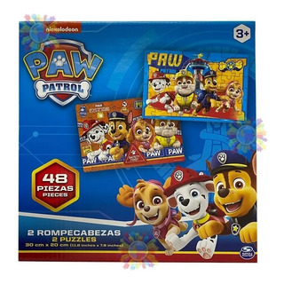 Rompecabezas Paw Patrol X 2 48 Piezas Rompecabezas Paw Patrol X 2 48 Piezas