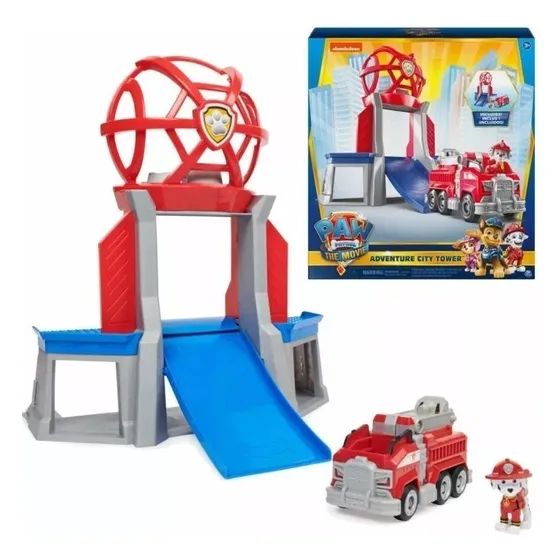 Paw Patrol Aventura En Ciudad - Torre Marshal Carro Incluido