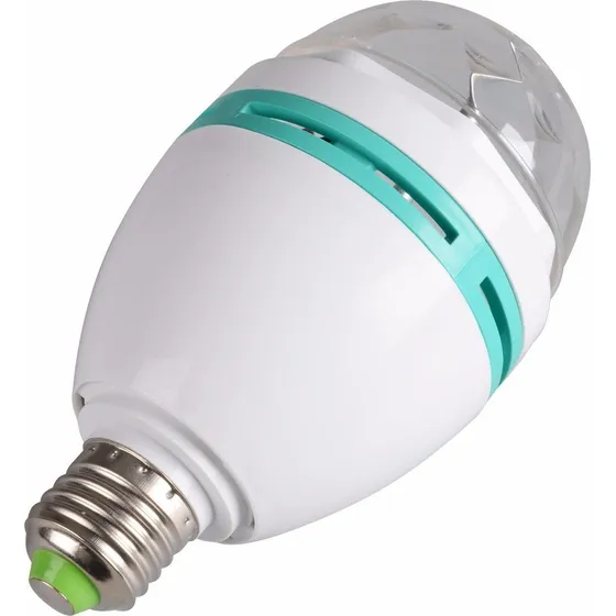 Lampara Led Color Rgb Giratoria Luces Efectos Fiestas Dj