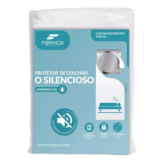 Fibrasca capa colchão King Size impermeável silencioso