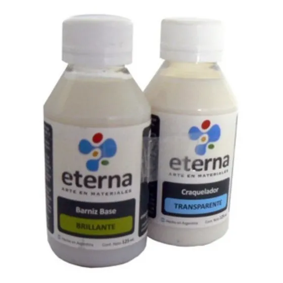 Set Craquelador 2 Componentes X 125ml. Eterna
