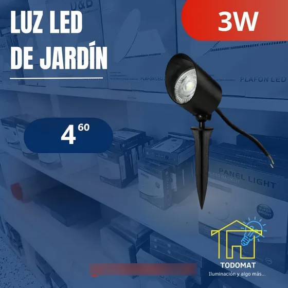 Lampara Luz De Jardin