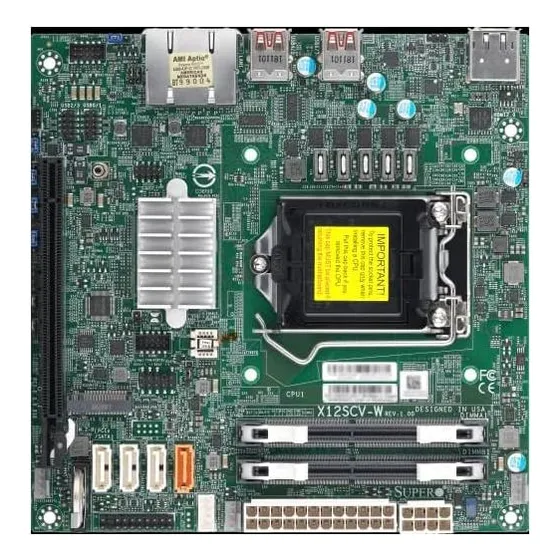Supermicro Mbd-x12scv-w-o Mini-itx Servidor Motherboard Lga 