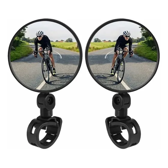 Espejo Retrovisor Redondo 360º Bicicleta O Moto Seguridad