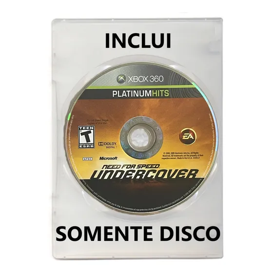 Need For Speed Undercover Standard Xbox 360 Físico