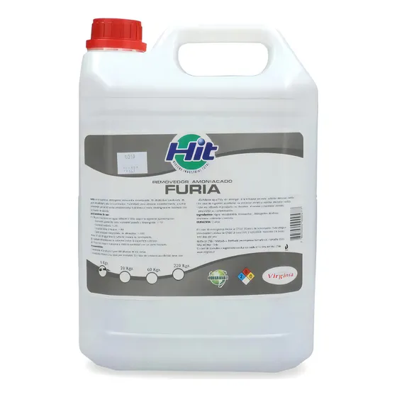 Limpia piso removedor amoniaco furia Virginia 5L