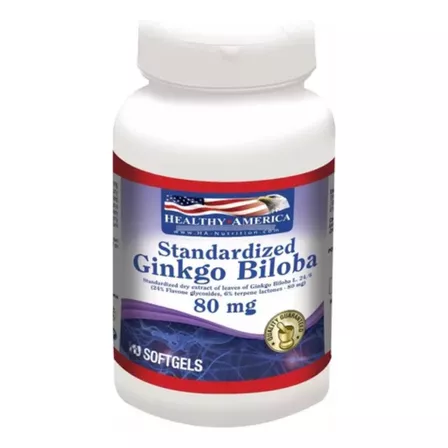 Ginkgo Biloba 80mcg X60cápsulas - Unidad a $1117