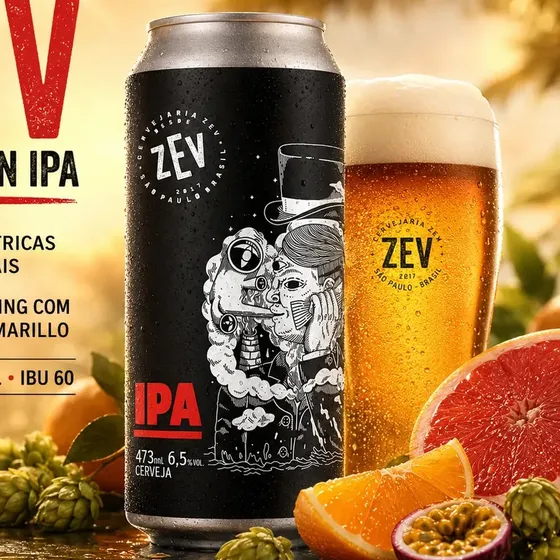 Cerveja IPA India Pale Ale Lata Latinha 473 ml Maltada Gelada Especial Premium Pasteurizada