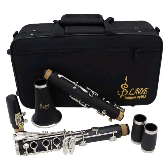 Clarinete Clarineta 17 Chaves Com Estojo Slade Ammoon Ccb 