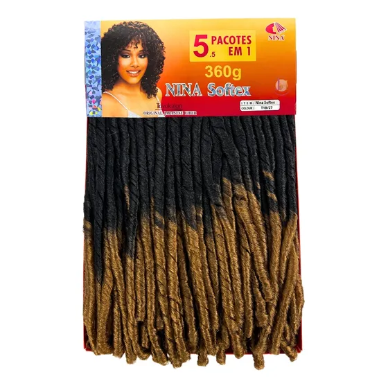 Cabelo Nina Softex Pacotão 360 Gramas Original Crochet Braid