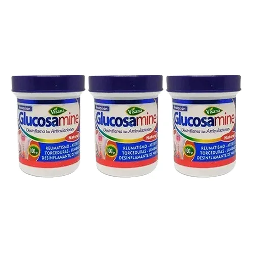 3 Unidades Pomada Frotación De Glucosamine, Artritis Golpes