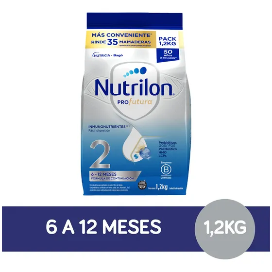 Nutrilon Profutura 2 De 6 A 12 Meses - Pouch 1,2 Kg