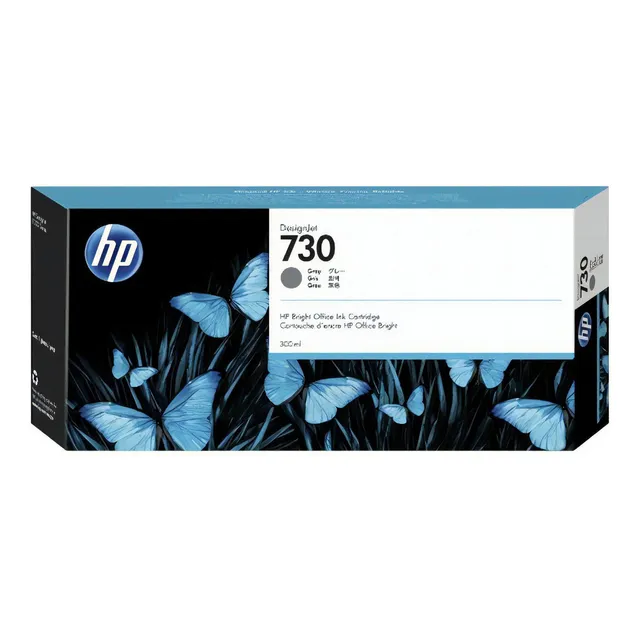 Cartucho HP P2v72a 730 Gris 300 ml T1600 T1700 T2600