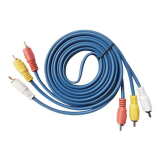 Cable Av Audio Video Rca 3x3 1.5mt Excelente Calidad Cable Av Audio Video Rca 3x3 1.5mt Excelente Calidad