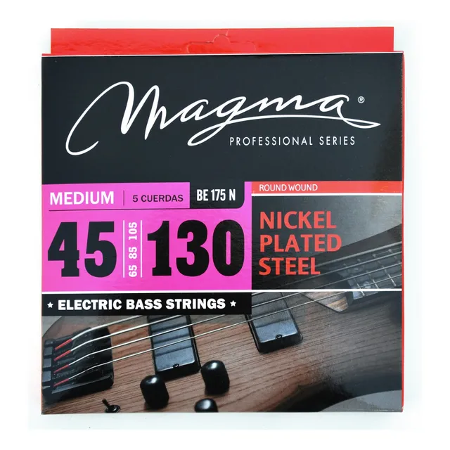 Set De Cuerdas Bajo Eléctrico Be175n Magma