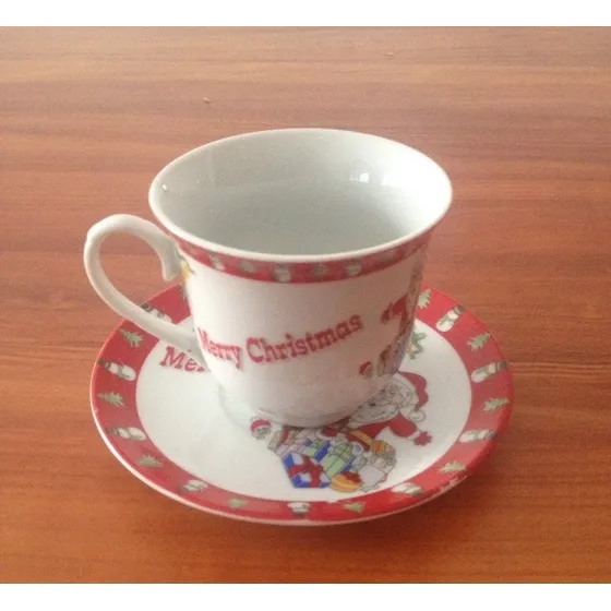 Juego De 6 Tazas Para Cafe Navideñas