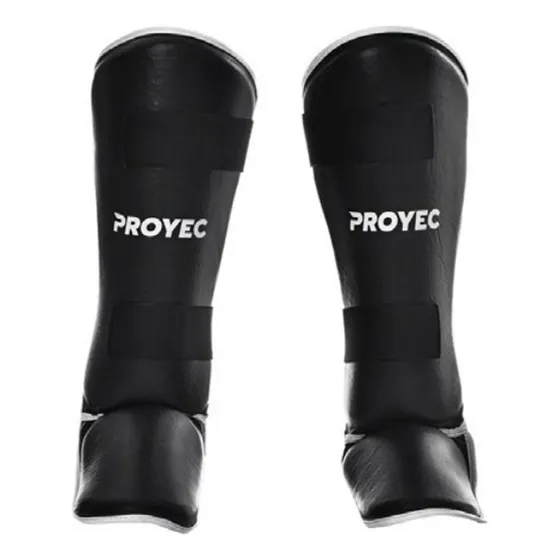 Tibiales Kick Boxing Proyec Con Abrojo Elastizado