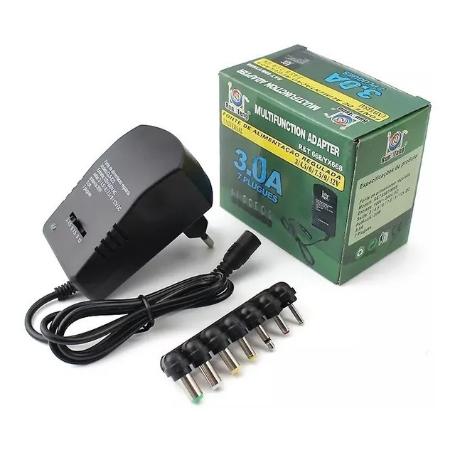 Adaptador Cargador Ajustable Ac 220v A 12v 3a 30w Fuente