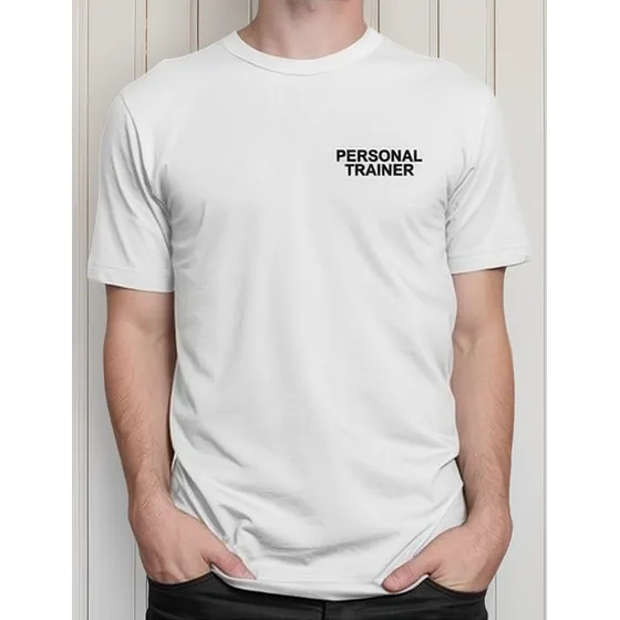 Camiseta Personal Trainer Camisa Professor Frente E Costas