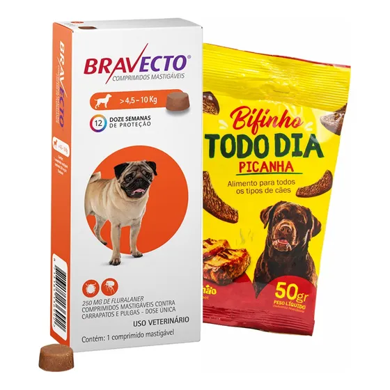 Antipulgas Bravecto Original De 4,5 A 10 Kg Envio Imediato