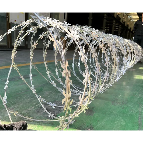 Concertinas Doble Galvanizadas Cuchilla Extra Larga 6mts