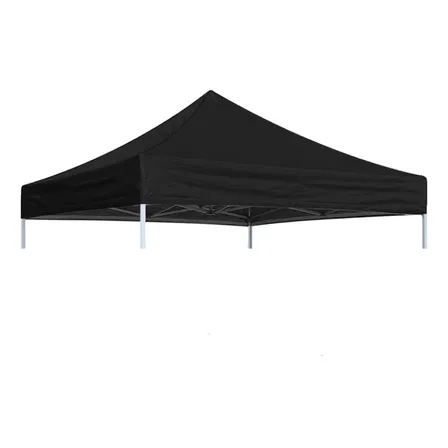 Lona Carpa Repuesto Toldo Plegable 3x3 Mts Techo - G Color Negro