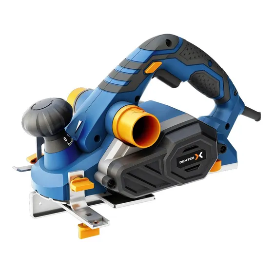 Plaina Elétrica Manual Dexter 800w 110v(127v) Ou 220v Dexter Cor Azul