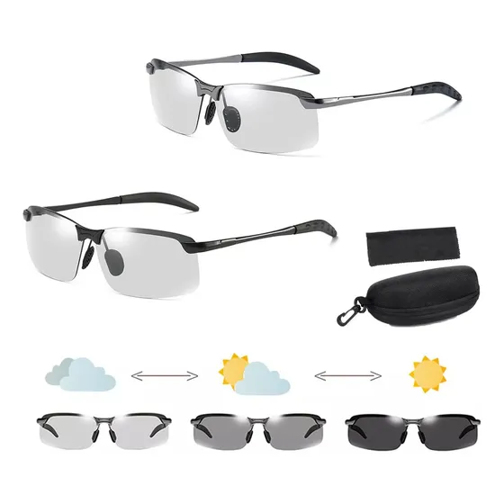 2pk Gafas De Sol Fotocromáticas Polarizadas Para Día Y Noche