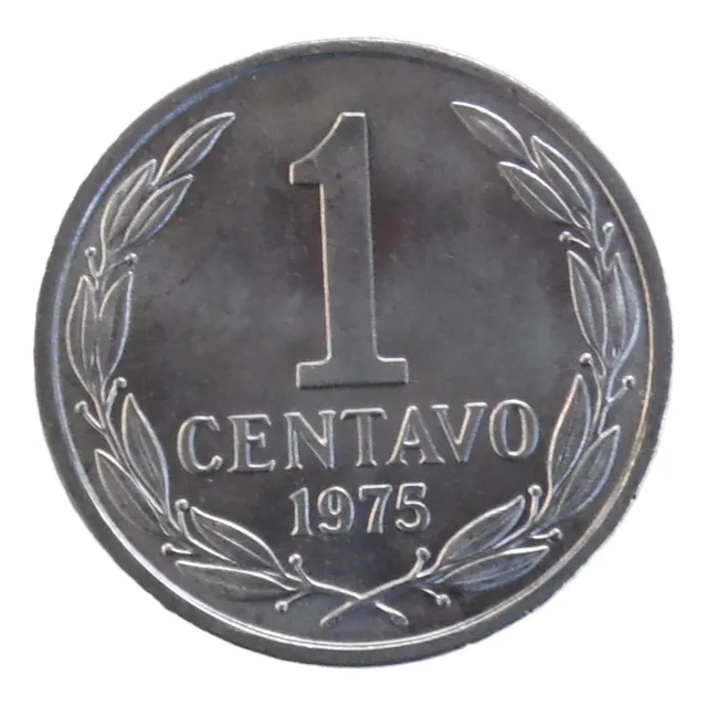 Moneda Chilena De Un Centavo Año 1975
