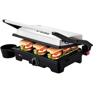 Parrilla T-fal Panini Doble Placa Antiadhente 1100w Sandwich Parrilla T-fal Panini Doble Placa Antiadhente 1100w Sandwich