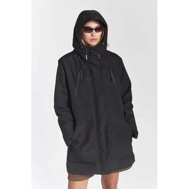 Campera Mujer Impermeable Capucha Lluvia Gemini Parka Supply