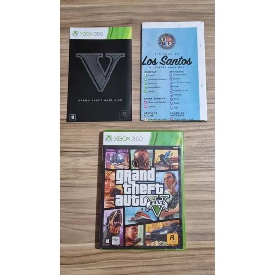 Gran Thief Auto V Xbox 360 Midia Fisica Original Portugues