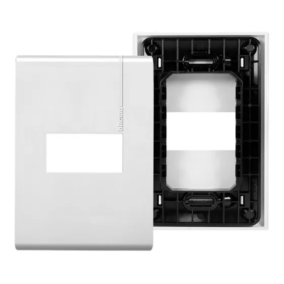 20 Placa Resina Chasis Sencilla Abs Blanco Modus E5n1ptl