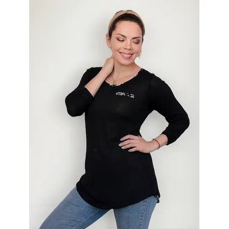 Blusa Casual Dama De Moda Mujer Polera