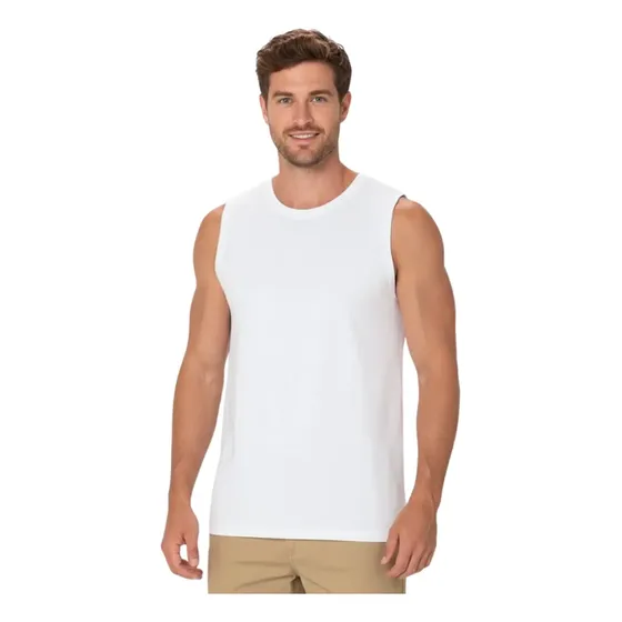 Regata Básica Masculina Malwee Original Algodão