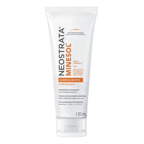 Protetor solar Neostrata Minesol Minesol Corpo e Rosto 99FPS en creme 120mL