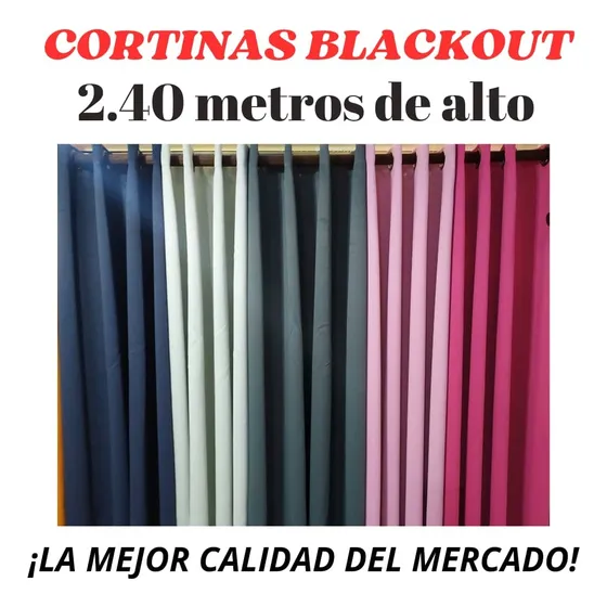 Cortinas Black Out Luminizadas Tela Importada