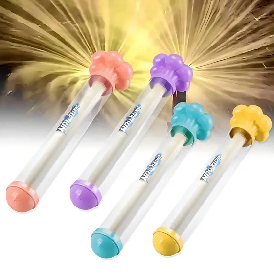 Pack De 4 Pistolas De Agua Con Efecto Fuegos Artificiales – Rociador De Cortina De Agua Para Piscina, Playa Y Fiestas