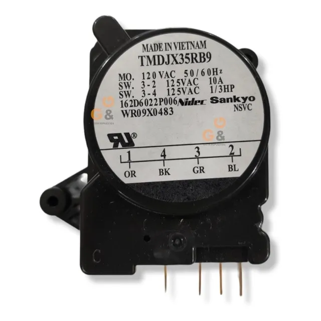 Timer Nevera Centrales Mabe 1432 Original 9 Horas Sankyo