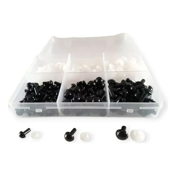Kit De Ojos De Seguridad Amigurumi N6 N8 N10 En Caja 150u