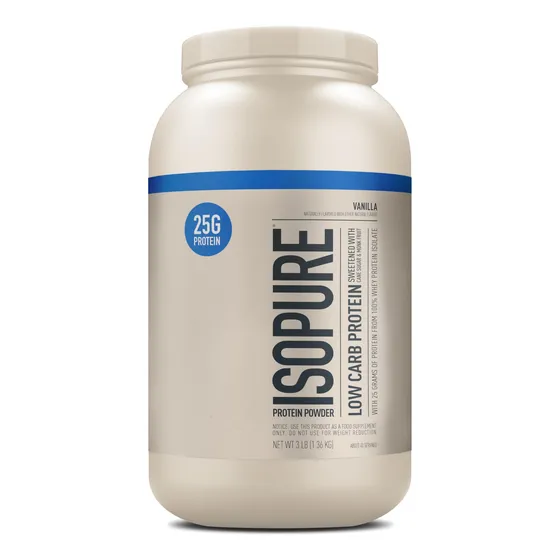 Proteína En Polvo Isopure Whey Protein, 25 G, Vainilla, 40 P
