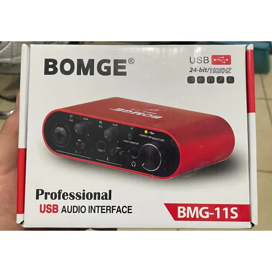 Tarjeta De Audio Interface Bomge