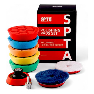 Pads Spta 3 Pulgadas Detallado Pro,pulidora/taladro Kit 9pzs Pads Spta 3 Pulgadas Detallado Pro,pulidora/taladro Kit 9pzs