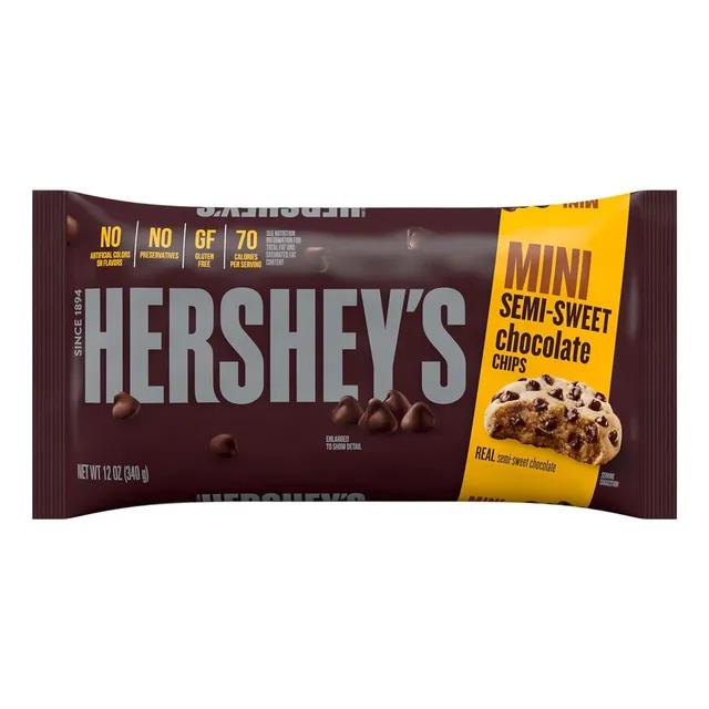 Hersheys Chocolate Mini  Chips Real  Semi Sweet