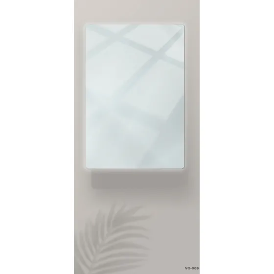 Eup Espejo V0-006 Luz Led Cálido Fria Rectangular 60x80
