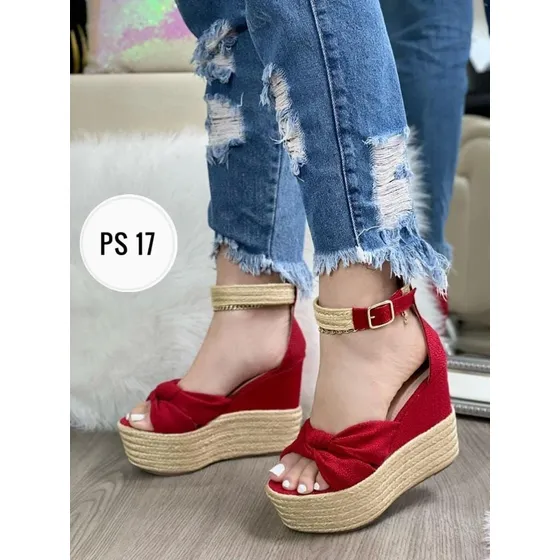 Sandalia Plataforma Yuten Artesanal Moda