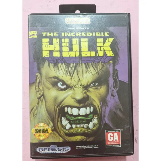 The Incredible Hulk - U.s. Gold - Sega (catridge + Box)