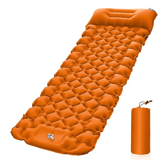 Colchoneta Camping Doble Autohinchable, Esterilla  (gris)