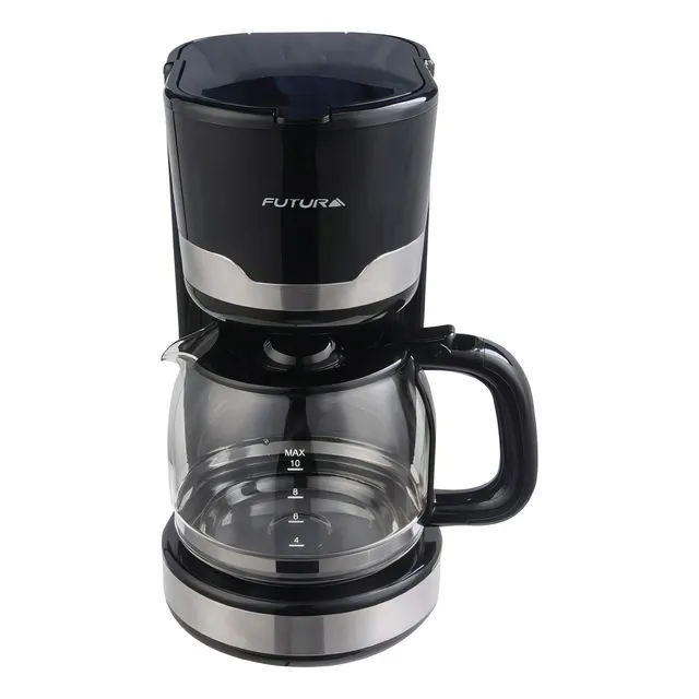 Cafetera De Goteo Futura 10 Tazas 1,5L Color Negro FUT-CG12BX